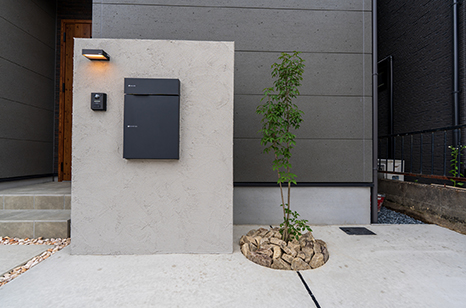 おしゃれな門柱